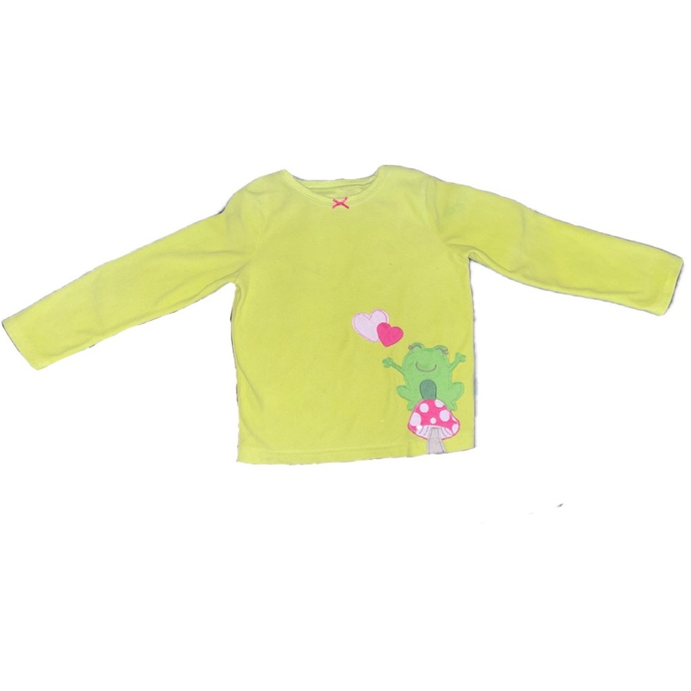 Green froggie Carter’s. 5 year old long sleeve
